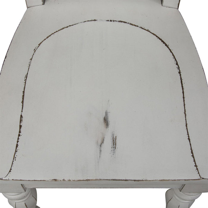 Liberty Furniture Magnolia Manor Splat Back Side Chair in Antique White (Set of 2) - J. Patrick’s Furniture (Pooler, GA)