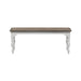 Liberty Furniture Magnolia Manor Dining Bench (RTA) in Antique White - J. Patrick’s Furniture (Pooler, GA)
