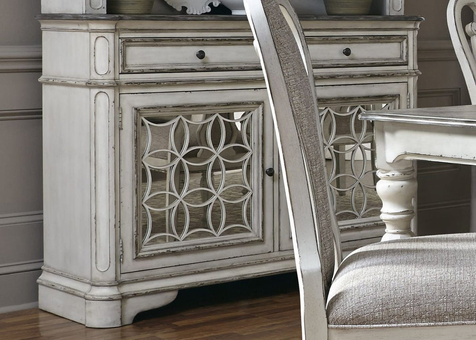 Liberty Furniture Magnolia Manor Buffet in Antique White - J. Patrick’s Furniture (Pooler, GA)