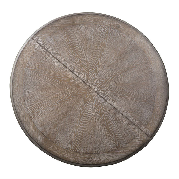 Liberty Furniture Magnolia Manor Round/Oval Pedestal Table in Antique White - J. Patrick’s Furniture (Pooler, GA)