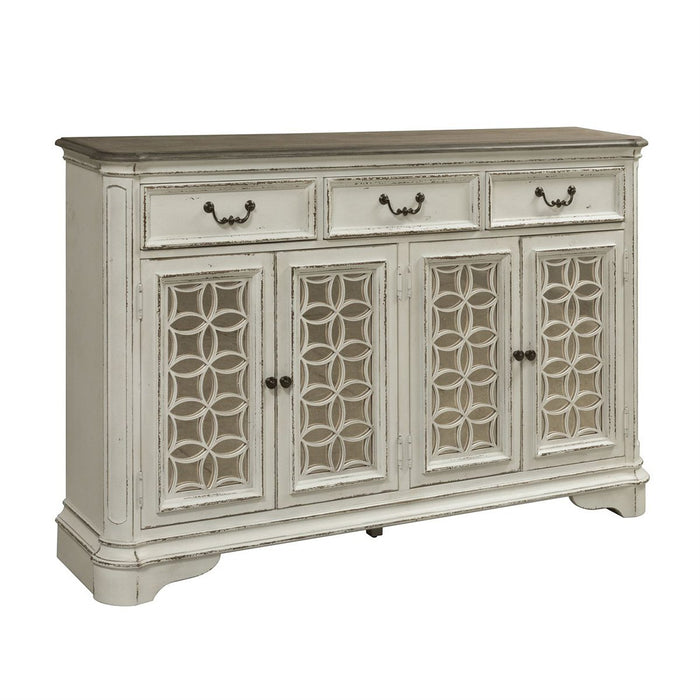 Liberty Furniture Magnolia Manor Hall Buffet in Antique White - J. Patrick’s Furniture (Pooler, GA)