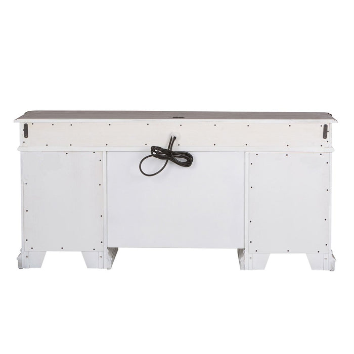 Liberty Magnolia Manor Credenza in Antique White - J. Patrick’s Furniture (Pooler, GA)