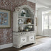Liberty Magnolia Manor Credenza with Hutch in Antique White - J. Patrick’s Furniture (Pooler, GA)