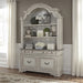 Liberty Magnolia Manor Credenza with Hutch in Antique White - J. Patrick’s Furniture (Pooler, GA)