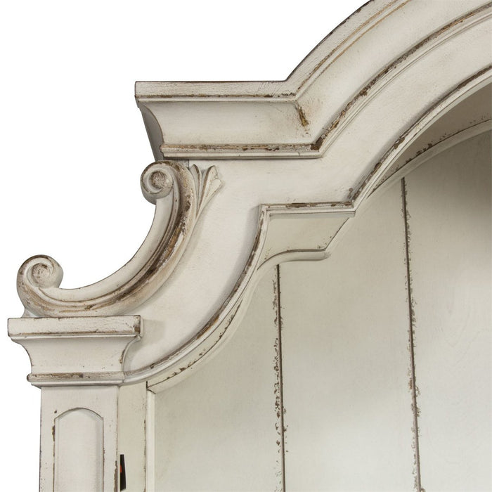 Liberty Magnolia Manor Credenza with Hutch in Antique White - J. Patrick’s Furniture (Pooler, GA)