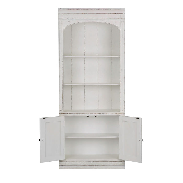Magnolia Manor Bunching Bookcase in Antique White image