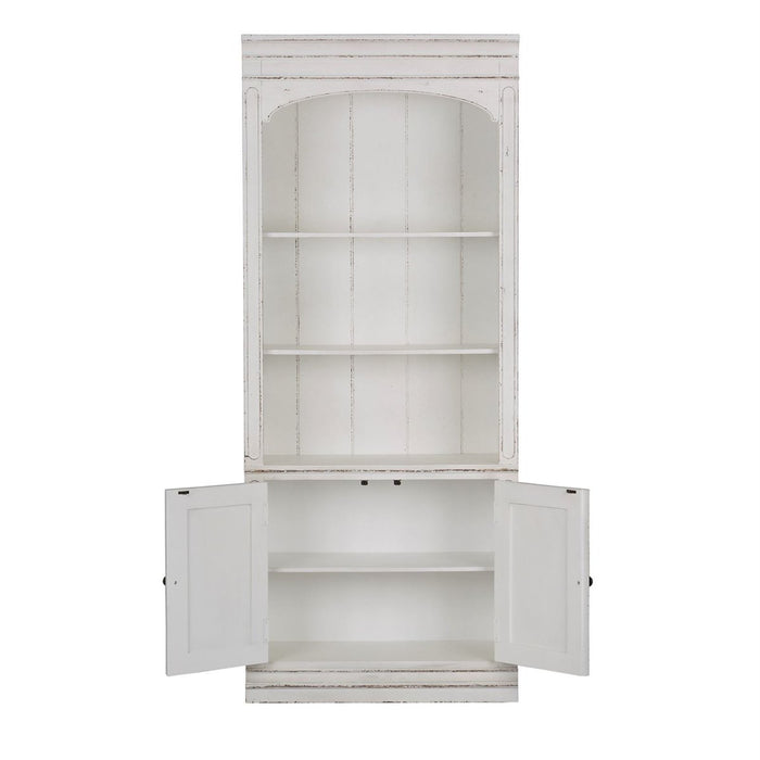 Liberty Magnolia Manor Bunching Bookcase in Antique White - J. Patrick’s Furniture (Pooler, GA)