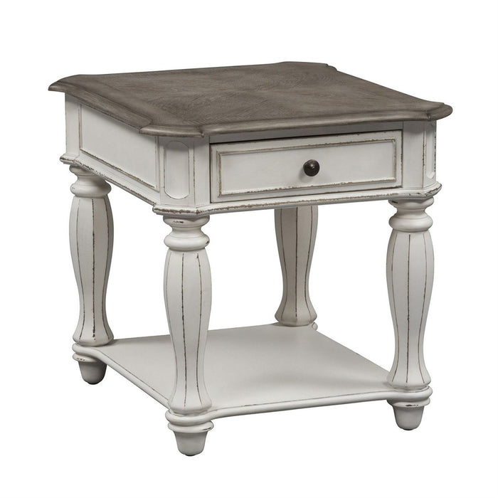 Liberty Magnolia Manor Accent Bench in Antique White - J. Patrick’s Furniture (Pooler, GA)