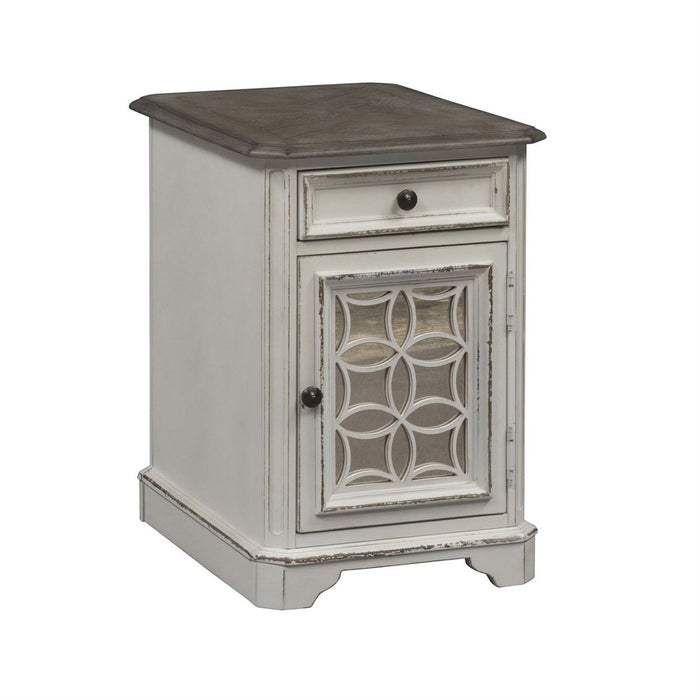 Liberty Magnolia Manor Chair Side Table in Antique White - J. Patrick’s Furniture (Pooler, GA)