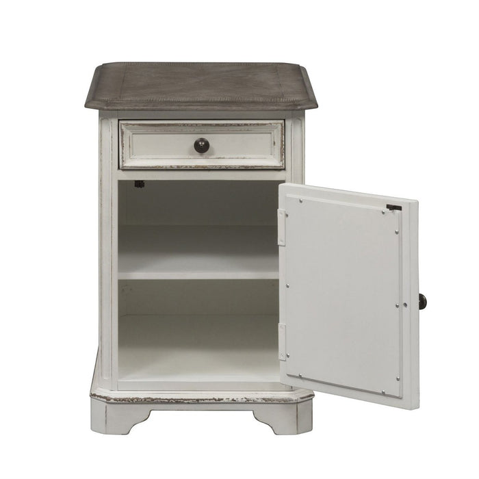 Liberty Magnolia Manor Chair Side Table in Antique White - J. Patrick’s Furniture (Pooler, GA)