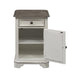 Liberty Magnolia Manor Chair Side Table in Antique White - J. Patrick’s Furniture (Pooler, GA)