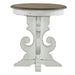 Liberty Magnolia Manor Round End Table in Antique White - J. Patrick’s Furniture (Pooler, GA)