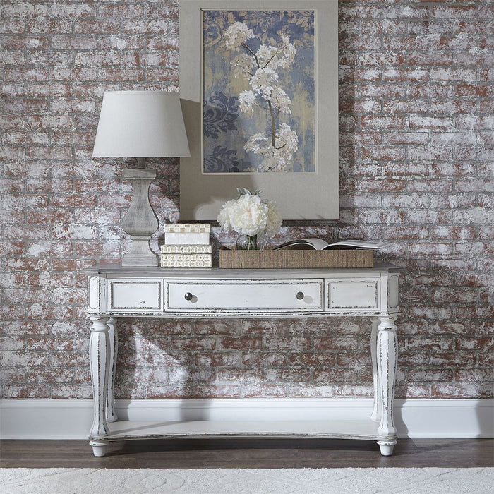 Liberty Magnolia Manor Sofa Table in Antique White - J. Patrick’s Furniture (Pooler, GA)