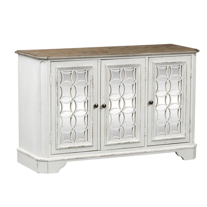 Liberty Magnolia Manor TV Console in Antique White - J. Patrick’s Furniture (Pooler, GA)