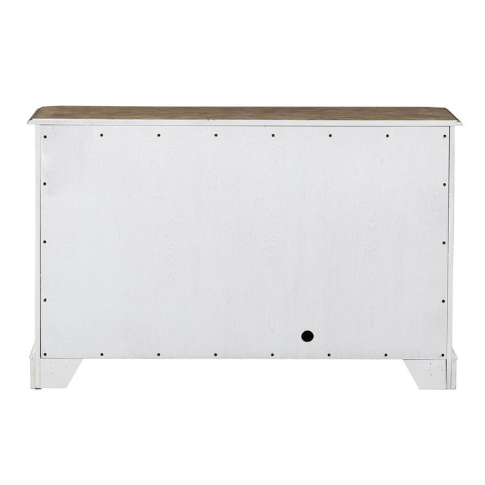 Liberty Magnolia Manor TV Console in Antique White - J. Patrick’s Furniture (Pooler, GA)