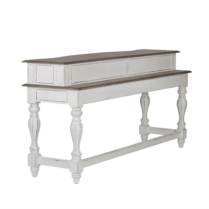 Liberty Magnolia Manor Console Bar Table in Antique White - J. Patrick’s Furniture (Pooler, GA)