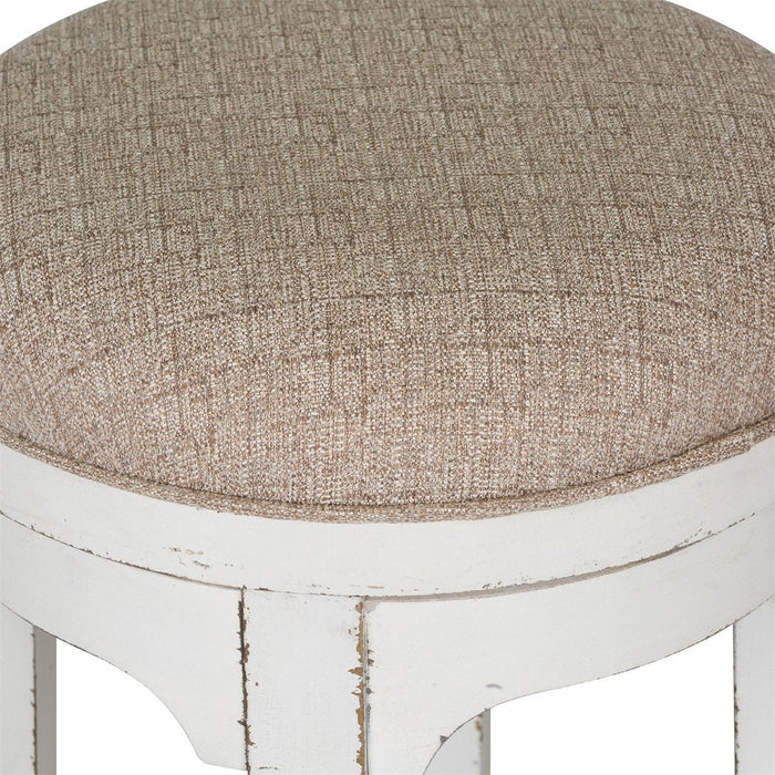 Liberty Magnolia Manor Console Swivel Stool in Antique White - J. Patrick’s Furniture (Pooler, GA)