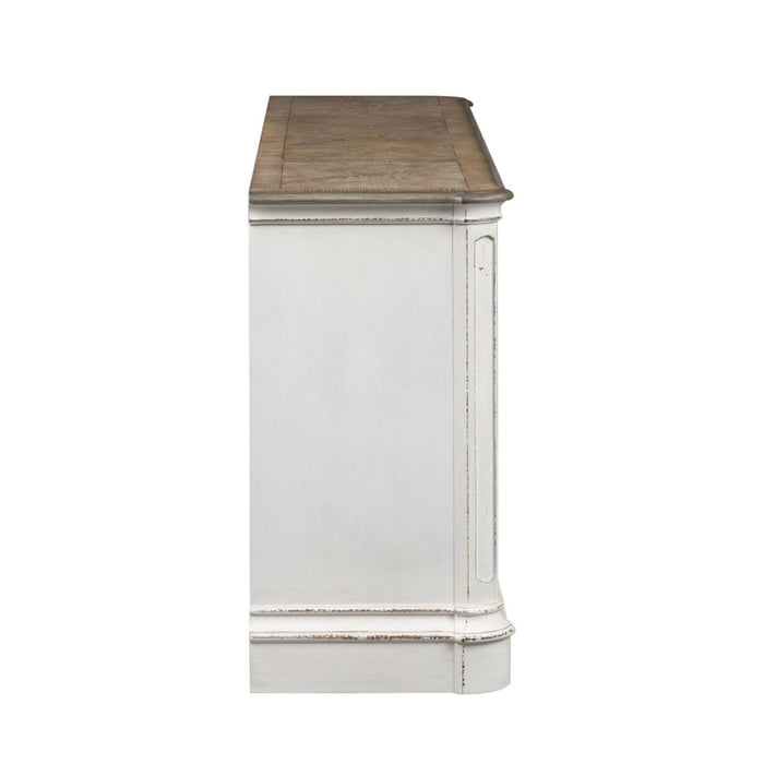 Liberty Magnolia Manor Entertainment TV Stand in Antique White - J. Patrick’s Furniture (Pooler, GA)