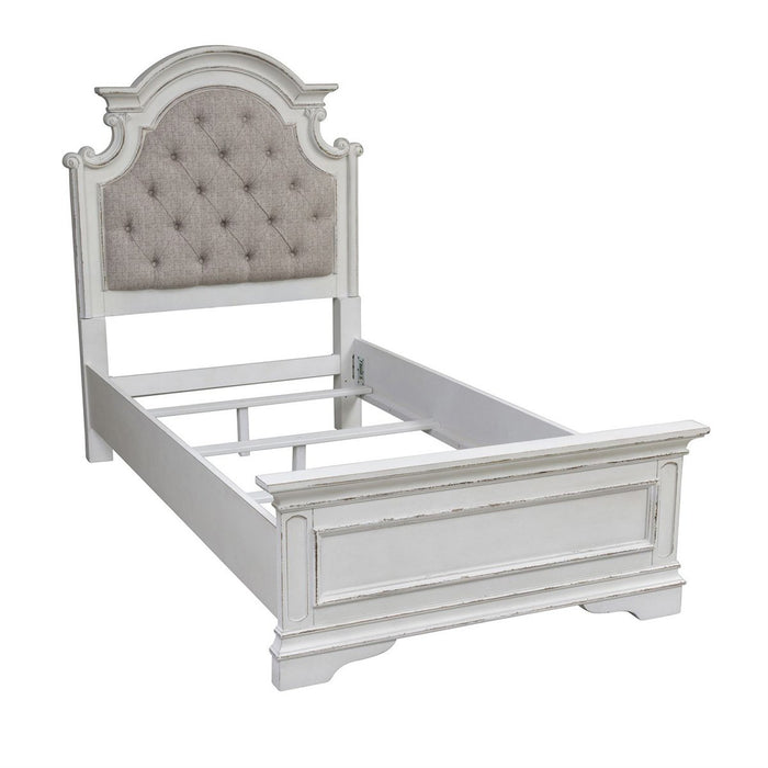 Liberty Magnolia Manor Twin Upholstered Bed in Antique White - J. Patrick’s Furniture (Pooler, GA)