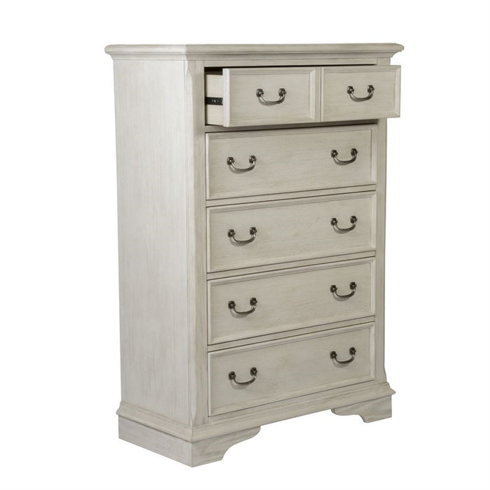 Liberty Funiture Bayside Drawer Chest in Antique White - J. Patrick’s Furniture (Pooler, GA)