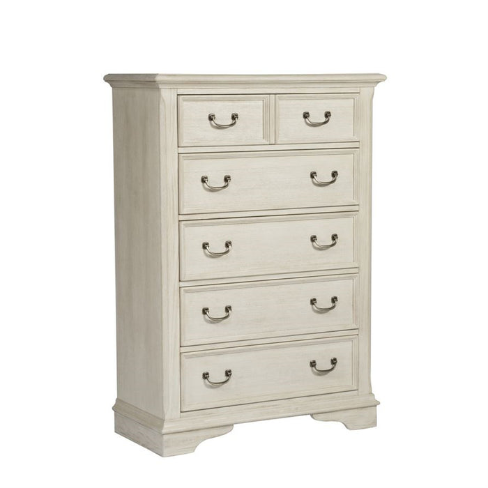 Liberty Funiture Bayside Drawer Chest in Antique White - J. Patrick’s Furniture (Pooler, GA)