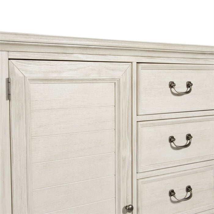 Liberty Funiture Bayside Gentleman's Chest in Antique White - J. Patrick’s Furniture (Pooler, GA)