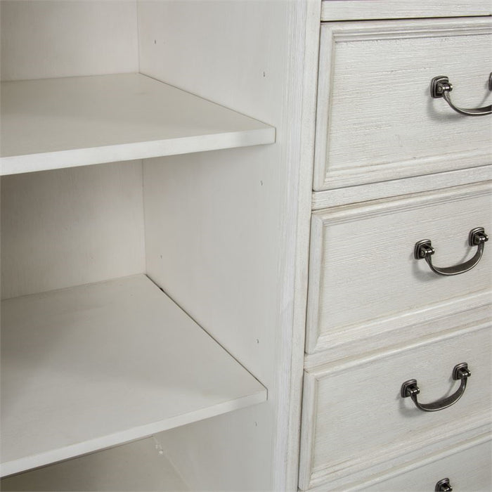 Liberty Funiture Bayside Gentleman's Chest in Antique White - J. Patrick’s Furniture (Pooler, GA)