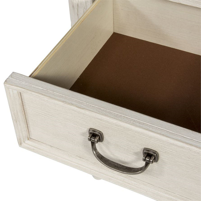 Liberty Funiture Bayside Leg Nightstand in Antique White - J. Patrick’s Furniture (Pooler, GA)