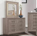 Liberty Furniture Horizons Lighted Mirror in Graystone - J. Patrick’s Furniture (Pooler, GA)