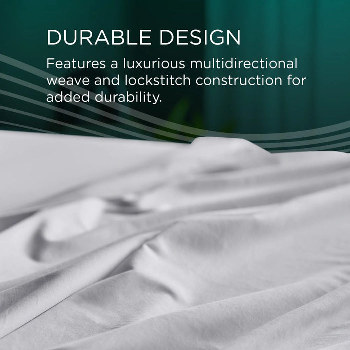 TEMPUR Luxe Egyptian Cotton Pillowcase Set White