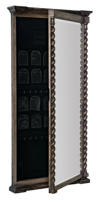 La Grange Vail Floor Mirror w/Jewelry Storage