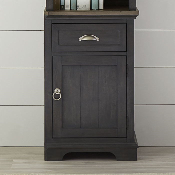 Liberty Furniture Ocean Isle Right Pier Unit in Slate with Weathered Pine - J. Patrick’s Furniture (Pooler, GA)