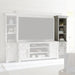 Liberty Furniture Ocean Isle Entertainment Center with Piers in Antique White with Weathered Pine 303W-ENTW-ECP - J. Patrick’s Furniture (Pooler, GA)