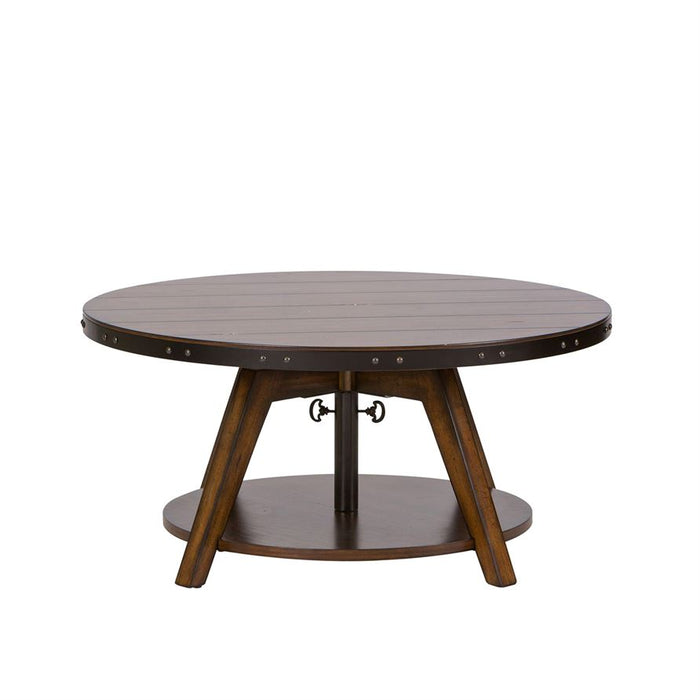 Liberty Aspen Skies Motion Cocktail Table in Russet Brown - J. Patrick’s Furniture (Pooler, GA)