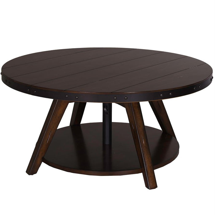 Liberty Aspen Skies Motion Cocktail Table in Russet Brown - J. Patrick’s Furniture (Pooler, GA)