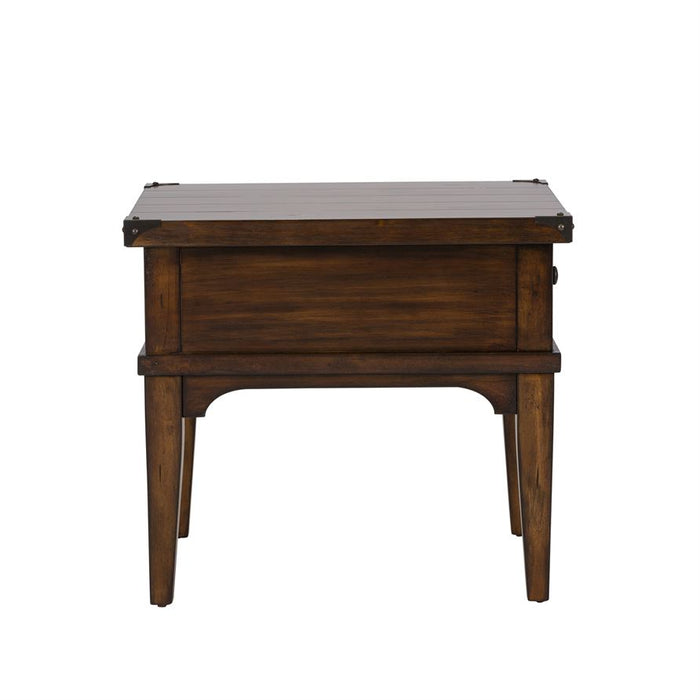 Liberty Aspen Skies End Table in Russet Brown - J. Patrick’s Furniture (Pooler, GA)