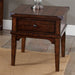 Liberty Aspen Skies End Table in Russet Brown - J. Patrick’s Furniture (Pooler, GA)
