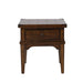 Liberty Aspen Skies End Table in Russet Brown - J. Patrick’s Furniture (Pooler, GA)
