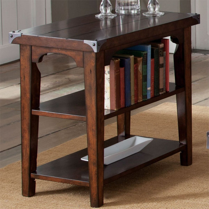 Liberty Aspen Skies Chair Side Table in Russet Brown - J. Patrick’s Furniture (Pooler, GA)
