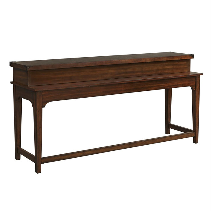 Liberty Aspen Skies Console Bar Table in Russet Brown - J. Patrick’s Furniture (Pooler, GA)