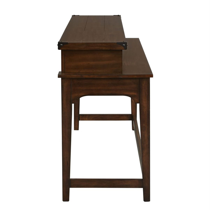 Liberty Aspen Skies Console Bar Table in Russet Brown - J. Patrick’s Furniture (Pooler, GA)