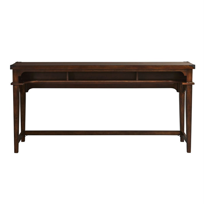 Liberty Aspen Skies Console Bar Table in Russet Brown - J. Patrick’s Furniture (Pooler, GA)