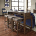Liberty Aspen Skies Uph Barstool in Russet Brown - J. Patrick’s Furniture (Pooler, GA)