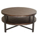 Liberty Breckinridge Round Cocktail Table in Mahogany - J. Patrick’s Furniture (Pooler, GA)