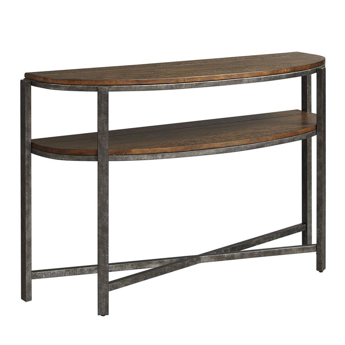 Liberty Breckinridge Demilune Sofa Table in Mahogany - J. Patrick’s Furniture (Pooler, GA)