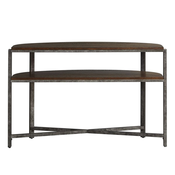 Liberty Breckinridge Demilune Sofa Table in Mahogany - J. Patrick’s Furniture (Pooler, GA)
