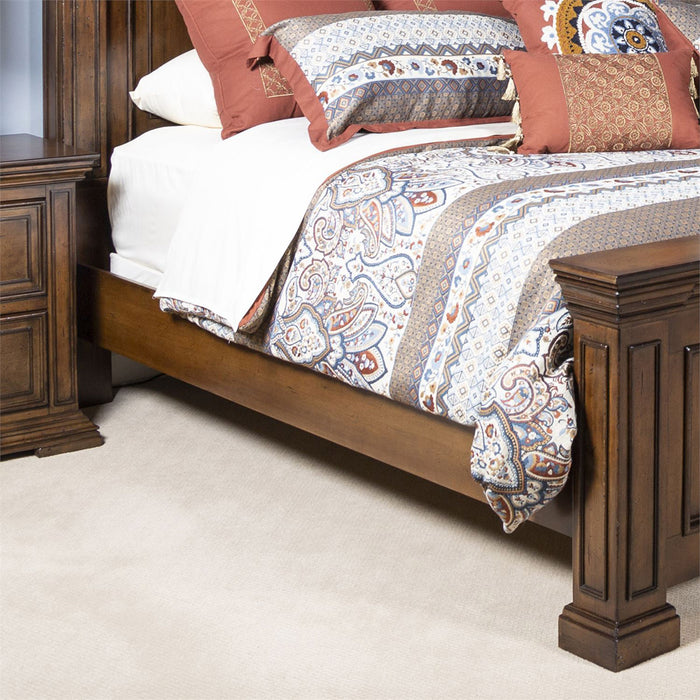 Liberty Furniture Big Valley Queen Panel Bed in Brownstone - J. Patrick’s Furniture (Pooler, GA)