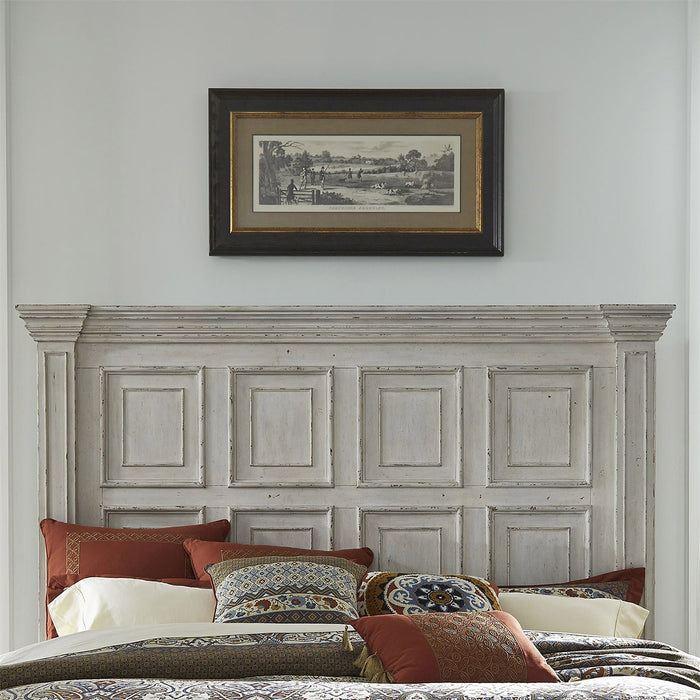 Liberty Furniture Big Valley Queen Panel Bed in Whitestone - J. Patrick’s Furniture (Pooler, GA)
