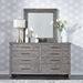 Liberty Furniture Modern Farmhouse Drawer Dresser in Dusty Charcoal - J. Patrick’s Furniture (Pooler, GA)
