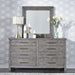 Liberty Furniture Modern Farmhouse Mirror in Dusty Charcoal - J. Patrick’s Furniture (Pooler, GA)